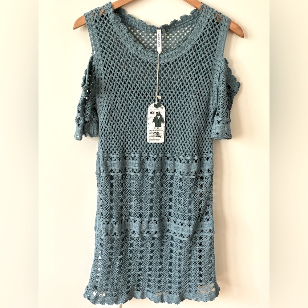 NWT Murmur Cotton Crochet Lace Dress Size L